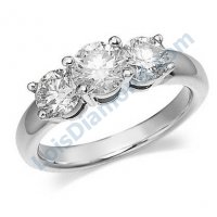 Lois Diamond PIRLANTA TRİA YÜZÜK 1.00 CARAT LOİS DİAMOND T1010