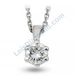 Lois Diamond TEK TAŞ PIRLANTA KOLYE 0.35 CARAT LOİS DİAMOND P1035