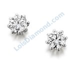 Lois Diamond D RENK TEK TAŞ PIRLANTA KÜPE 0.40 CARAT E1140
