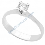 Lois Diamond YZ1983 0.47ct F color pırlanta tektaş yüzük