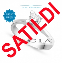 Lois Diamond 0.40 KARAT F VS2 GİA SERTİFİKALI TEKTAŞ PIRLANTA YÜZÜK TEKTAŞ036
