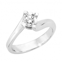 Lois Diamond 0.40ct F vs2 gia sertifikalı pırlanta tek taş yüzük tektaş033