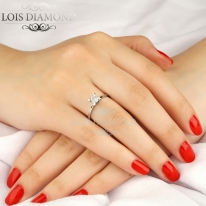 Lois Diamond 0.61ct E vs1 GİA Sertefikalı Tektaş Pırlanta Yüzük TEKTAŞ037
