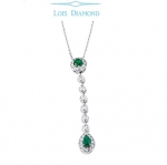 Lois Diamond Pırlanta Zümrüt Kolye KY3032