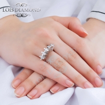  1.37ct F color hrd sertifikalı pırlanta beştaş yüzük BEŞTAŞ018